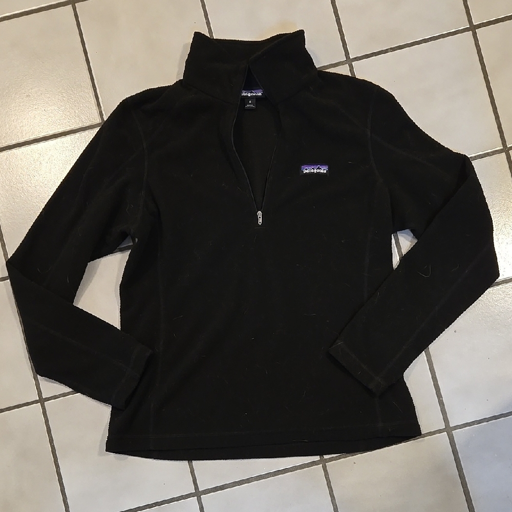 Patagonia Black Polo Sweatshirt Hoodie